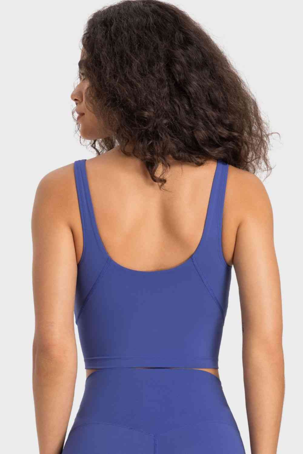 SHE REBEL - Deep V-Neck Crop Sports Bra | Available in 5 Colors